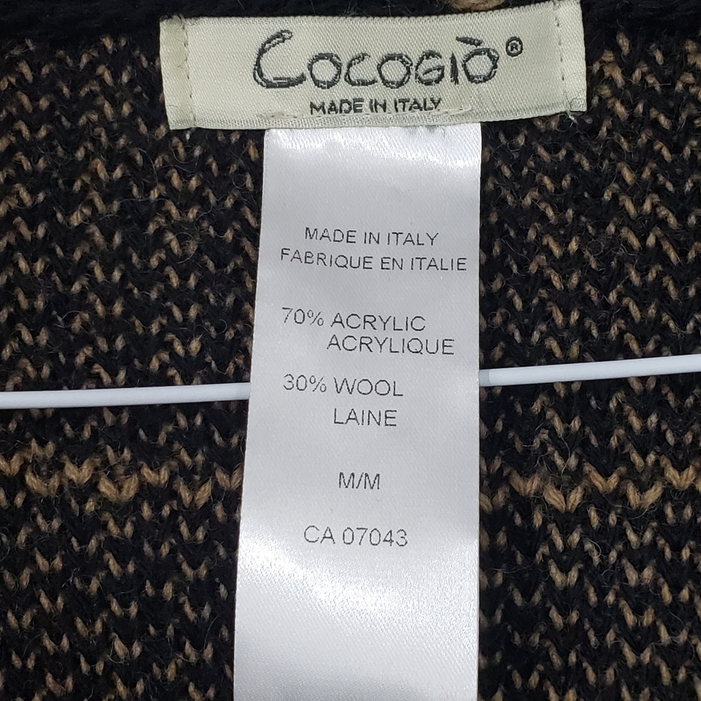 Cocogio Woolblend  Long Cardigan Size Medium - Picture 9 of 10